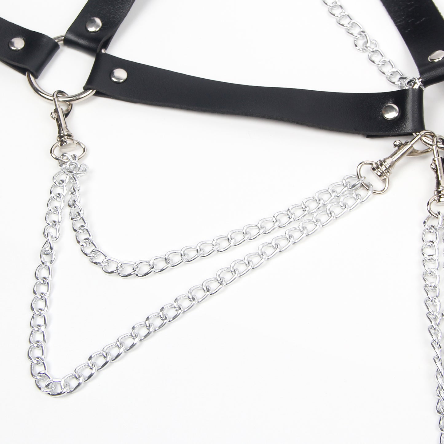 The Midnight Collar Belt – Punk Body Chain Jewellery