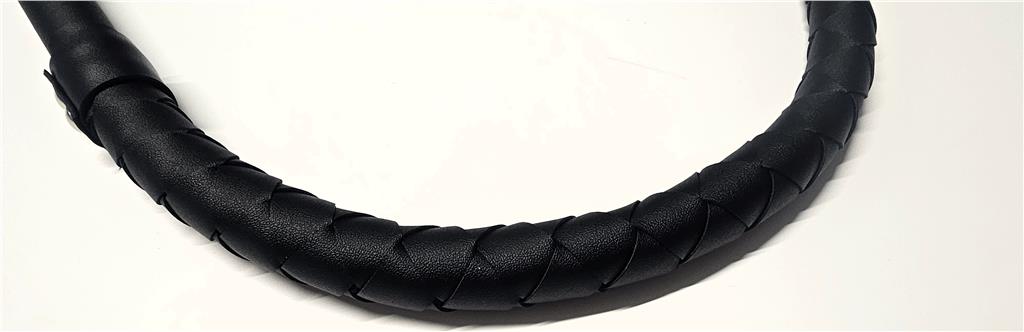 Faux Leather Bullwhip – 124cm Braided Design - BDSM & Roleplay