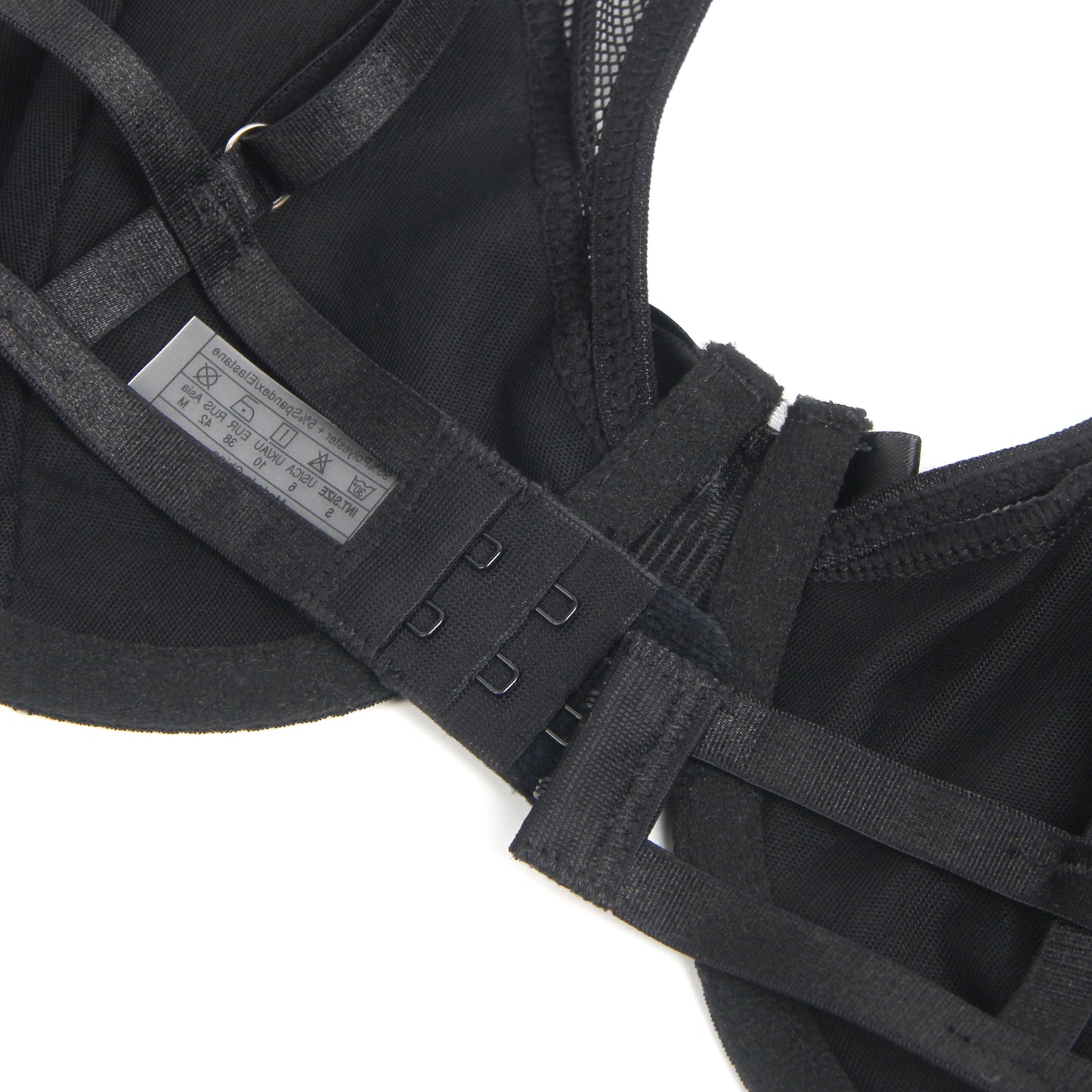 The Obsidian Garter Set Curve – PU Leather Mesh Halter Lingerie