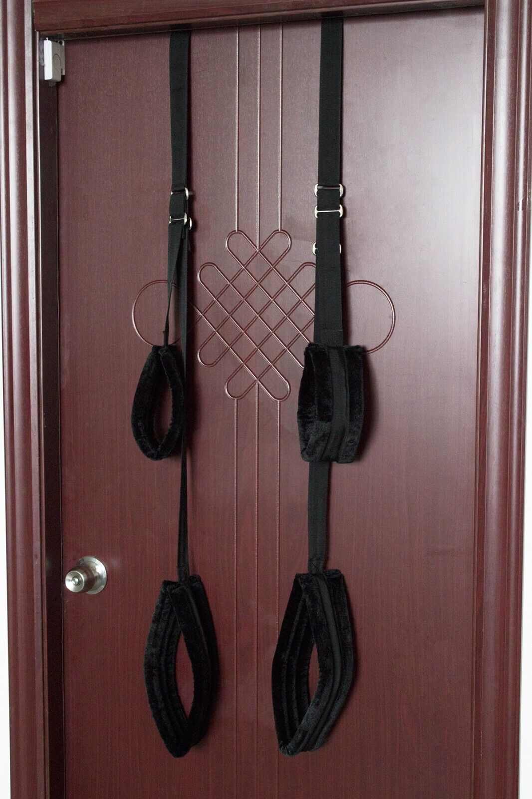 Bondage Leg Spread Door Harness - Adjustable