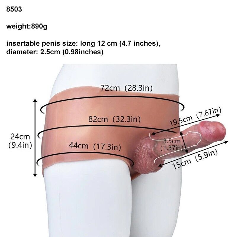 Realistic Hollow Strap-On – Soft Silicone, Adjustable, 5.9 Inch, Lifelike Detail