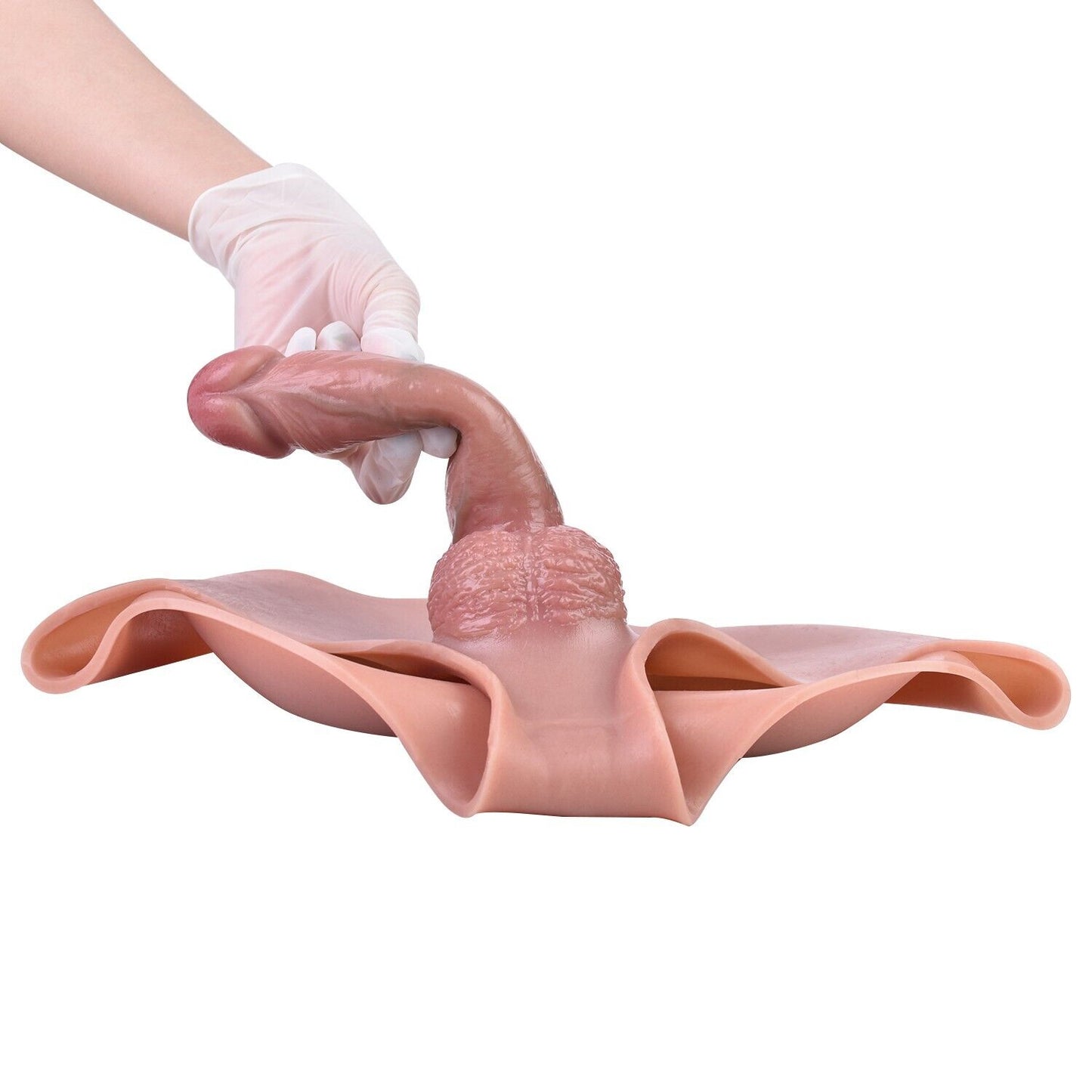 Realistic Hollow Strap-On – Soft Silicone, Adjustable, 5.9 Inch, Lifelike Detail