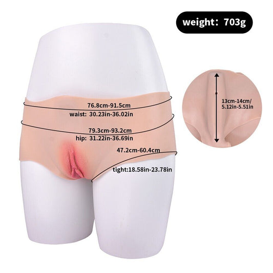Ultra-Realistic Silicone Lifelike Vagina Pants