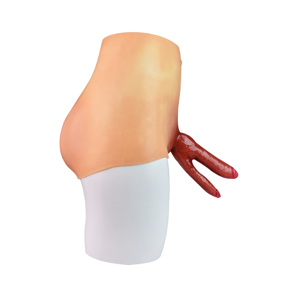 Dual Penetration Silicone Bodysuit – Realistic Vaginal & Anal Strap-On