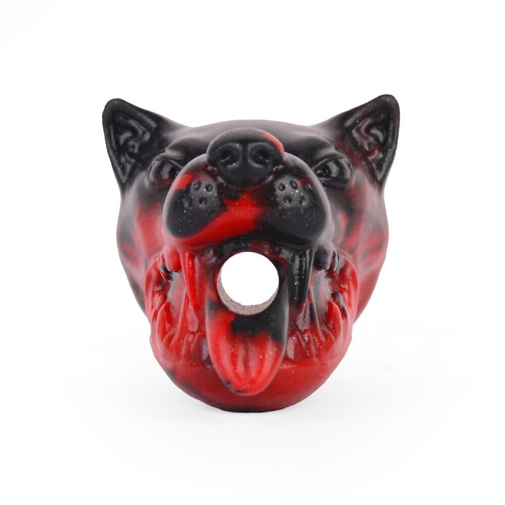 Luxury BDSM Panther Gag Collar - Adjustable PU Leather & Gold-Tone Hardware