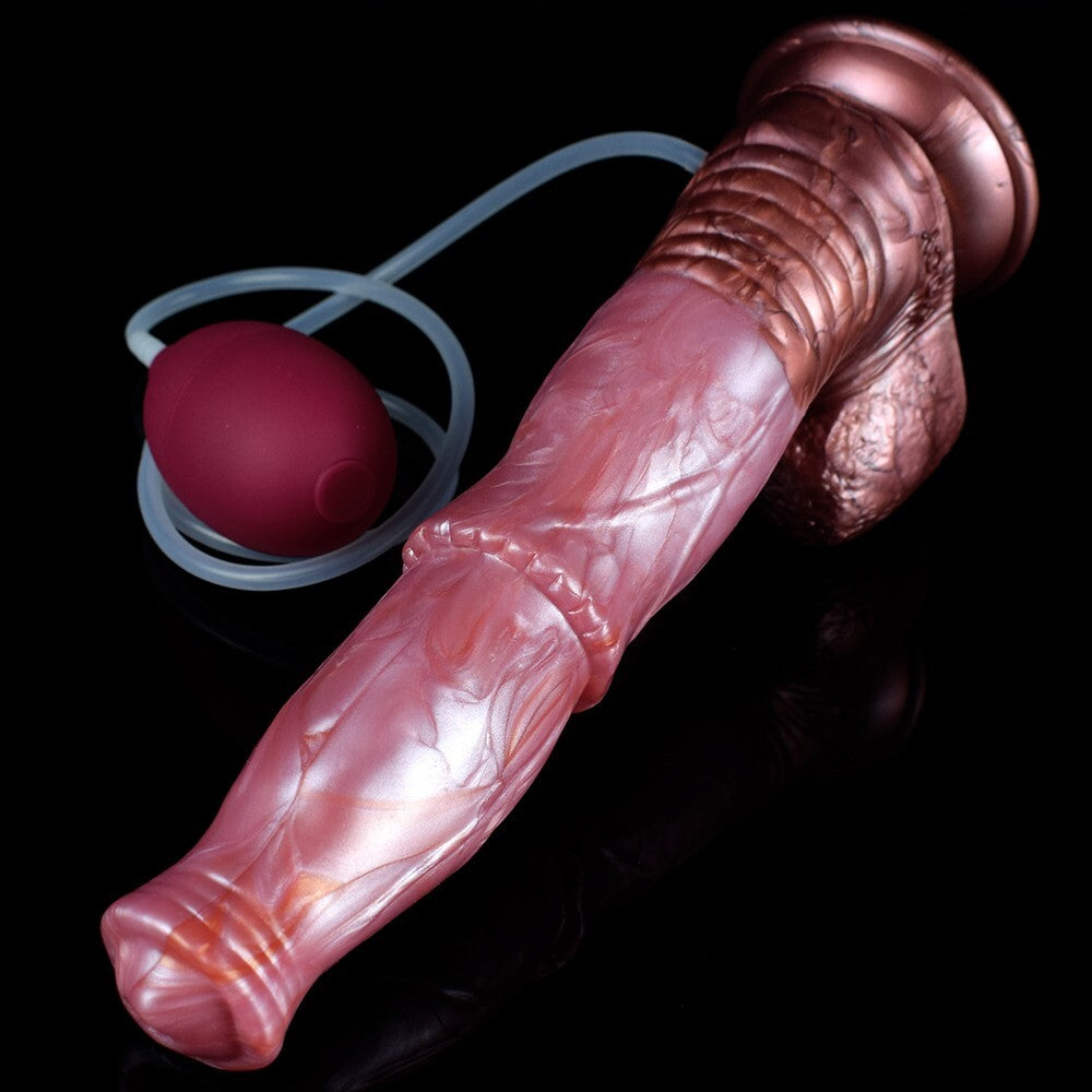 Realistic Vibrating Ejaculating Dildo – Premium Fantasy Play Set