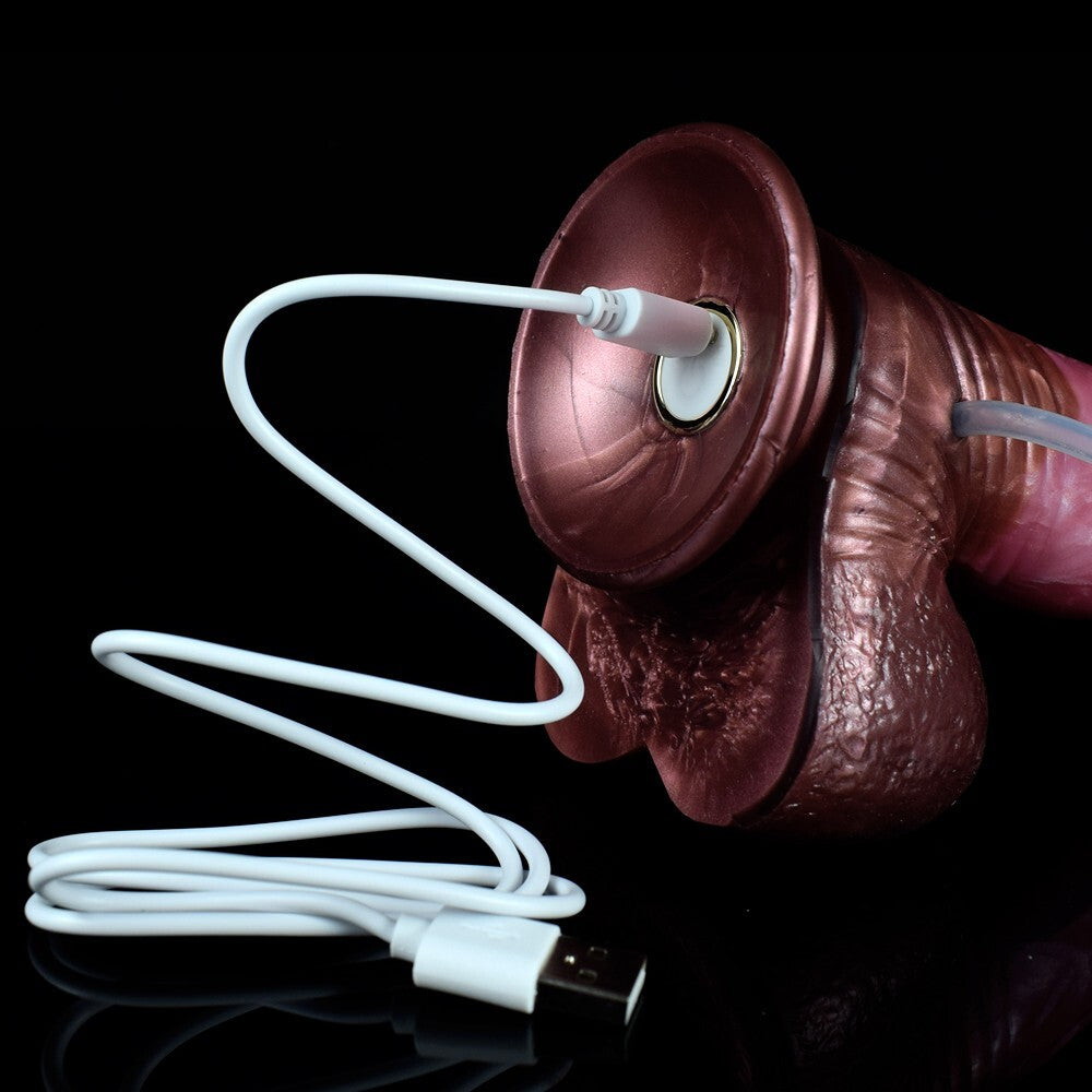 Realistic Vibrating Ejaculating Dildo – Premium Fantasy Play Set