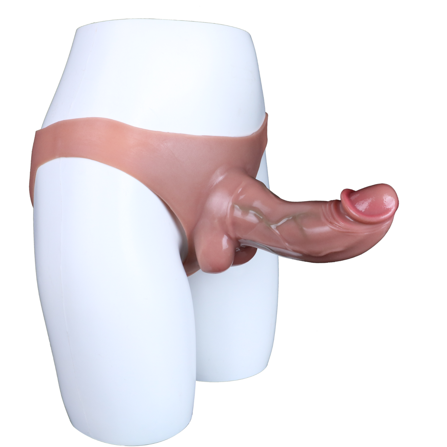 Realistic Hollow Penis Sleeve Pants | Wearable Strap-On Dildo | 8.2" Extender