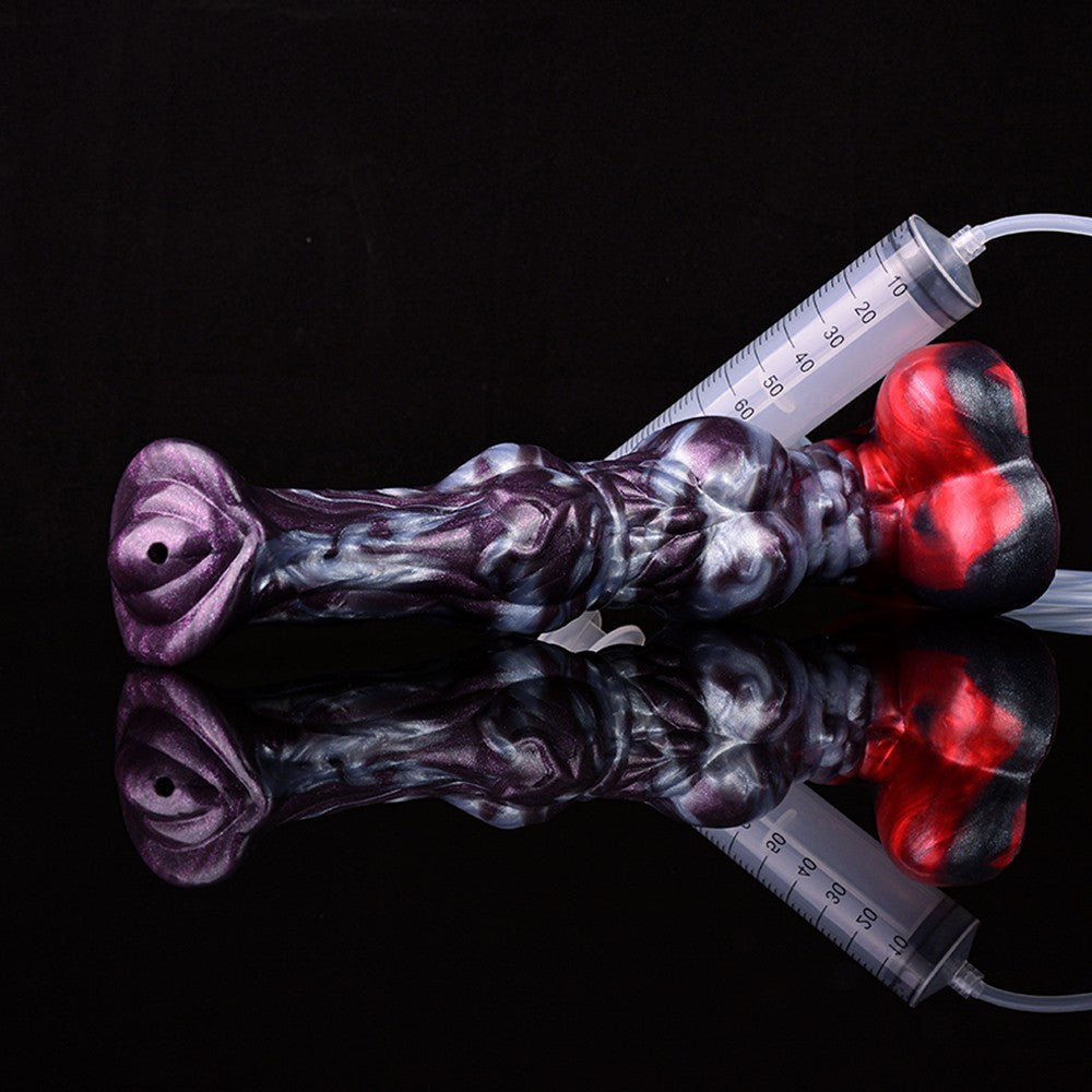 Fantasy Alien Dildo with Squirting Feature | Realistic Silicone Cum Ejaculation