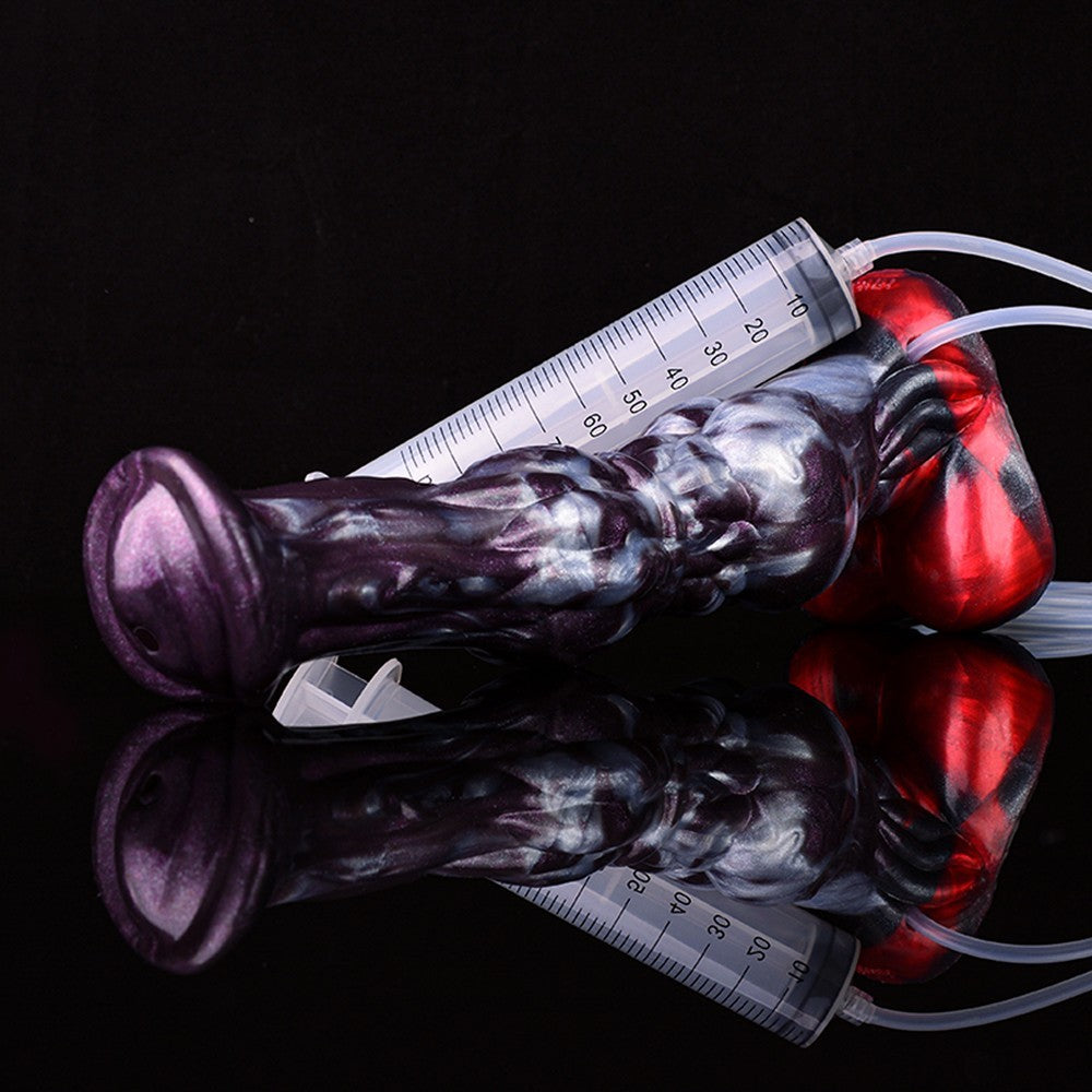 Fantasy Alien Dildo with Squirting Feature | Realistic Silicone Cum Ejaculation