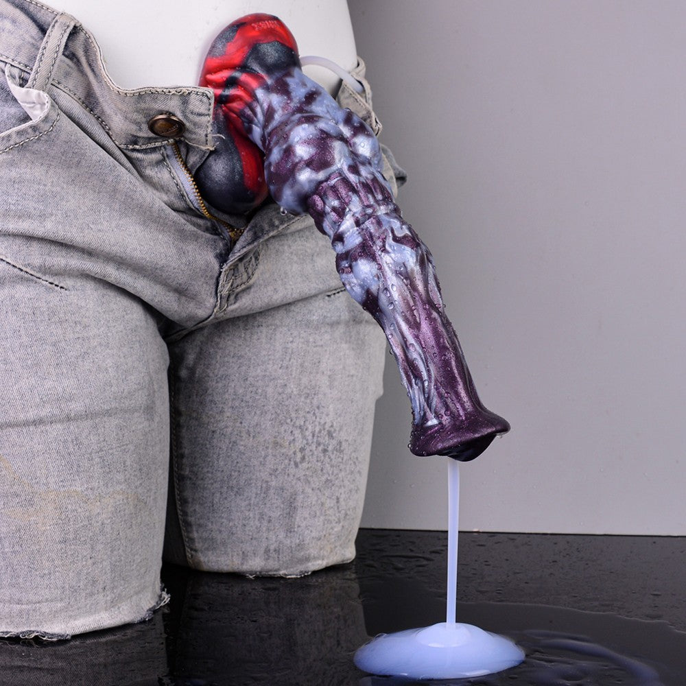 Fantasy Alien Dildo with Squirting Feature | Realistic Silicone Cum Ejaculation