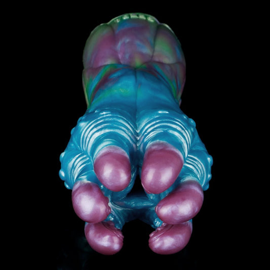 Fantasy Silicone Masturbator 7.5" Monster Claw Textured Tunnel Medical-Grade