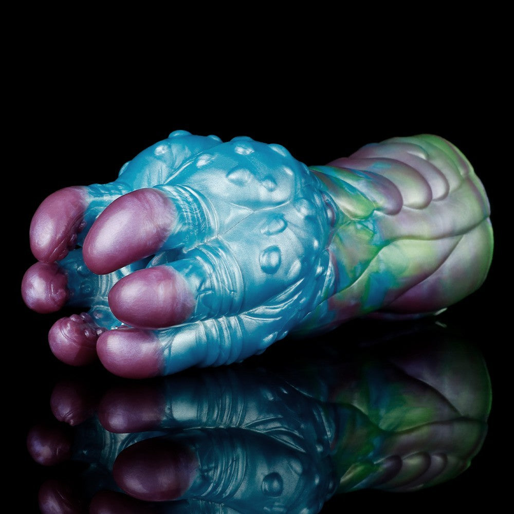 Fantasy Silicone Masturbator 7.5" Monster Claw Textured Tunnel Medical-Grade