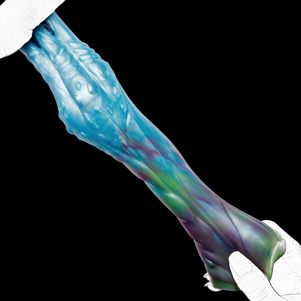 Fantasy Silicone Masturbator 7.5" Monster Claw Textured Tunnel Medical-Grade