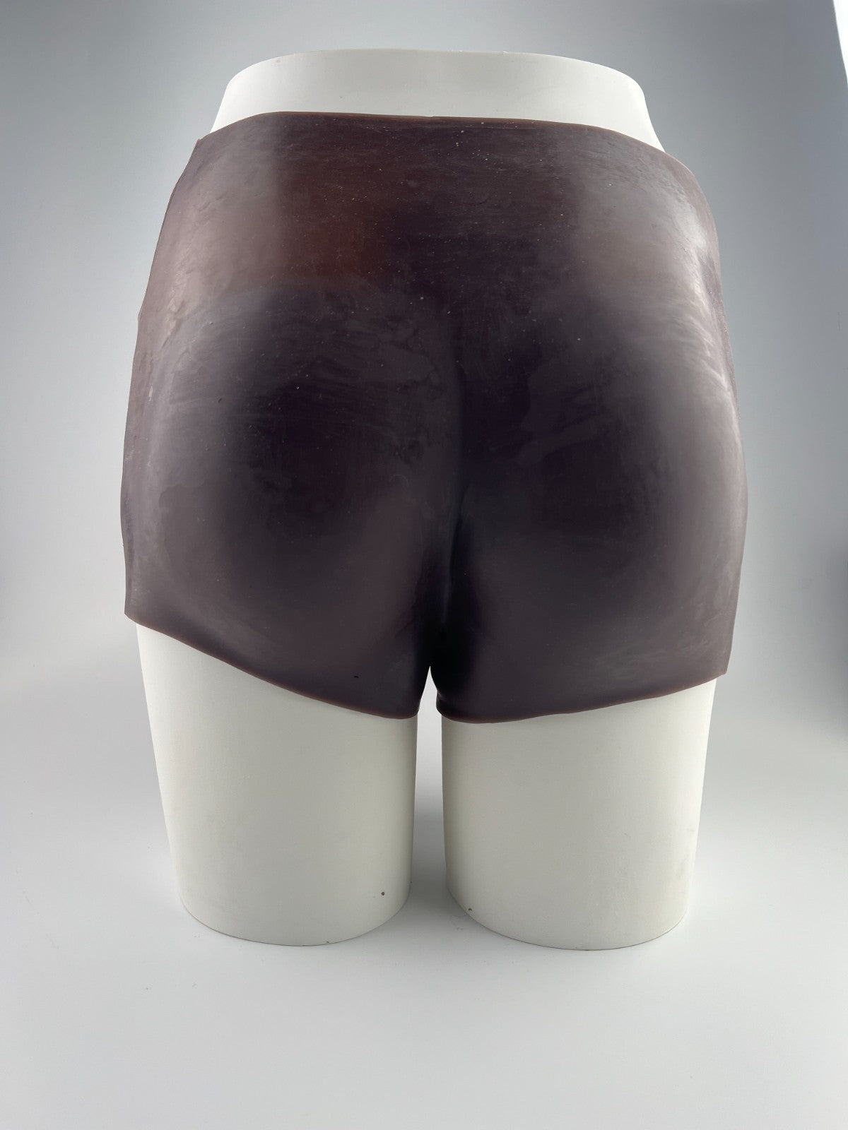 Silicone Hollow Penis Pants Brown 8.8" Wearable Extension Realistic Design
