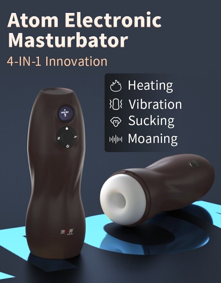 Automated Male Masturbation Cup - Heat - Vibe - Suck