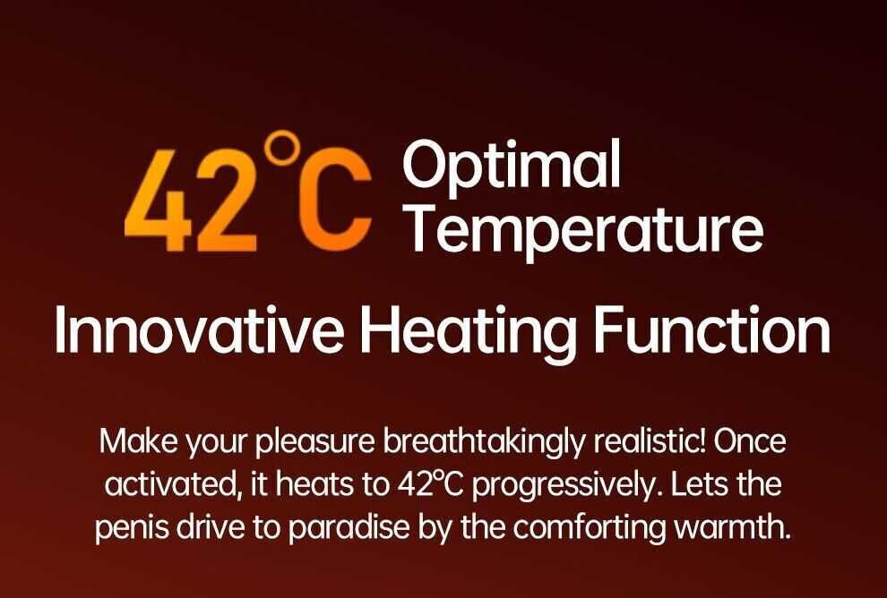 Automated Male Masturbation Cup - Heat - Vibe - Suck