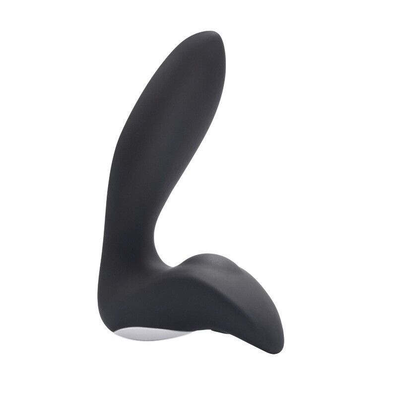 Remote Vibrating Anal Prostate Massager - 12 Intense Modes - Black - 136 x 32mm