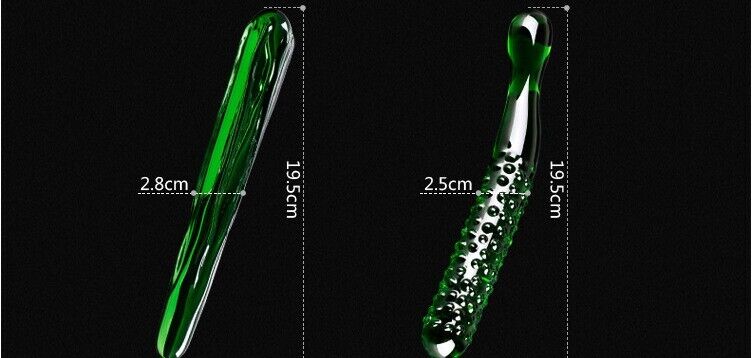 Crystal Vegetable Dildo Collection - Extremely Unique