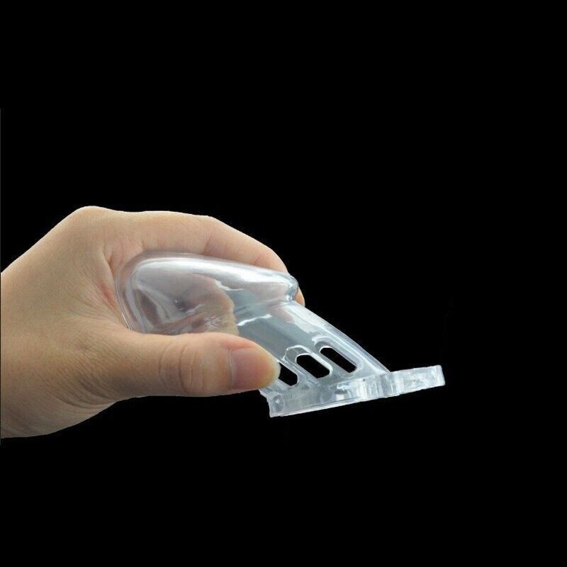 Clear Male Chastity Cage with Lock