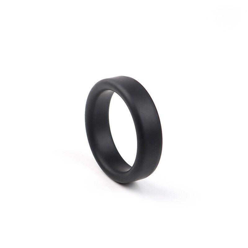 Premium Black Banded Penis Ring for Extended Pleasure