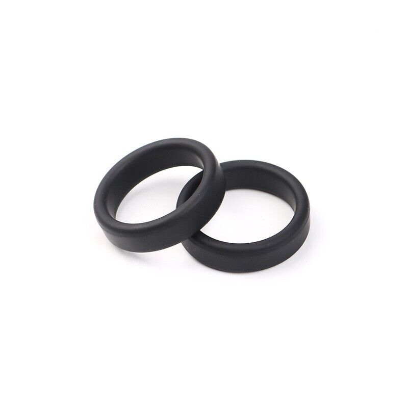 Premium Black Banded Penis Ring for Extended Pleasure