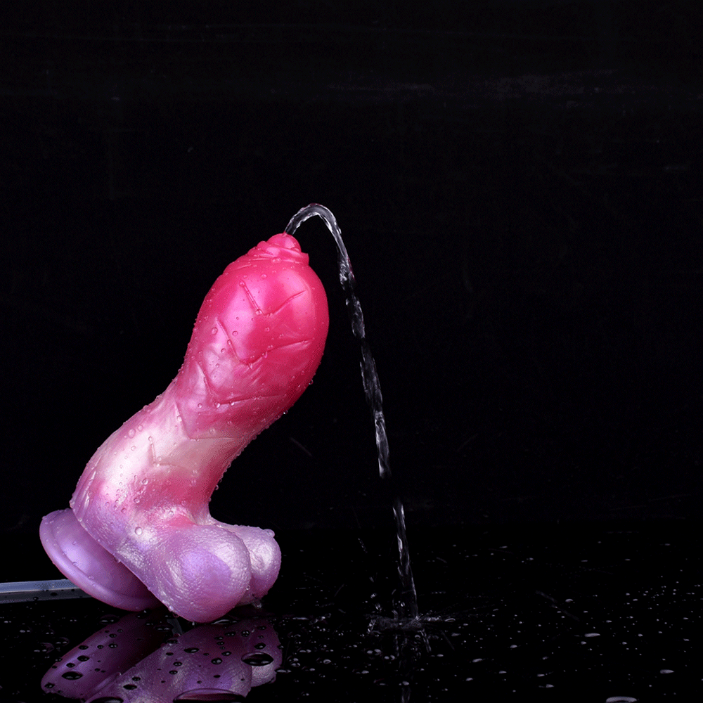 Peach Witch's Embrace - Alien-Like Bulbus Tip Fantasy Dildo - Squirting, Strapon