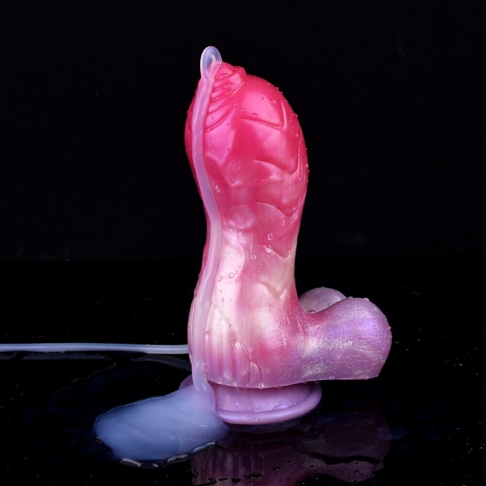 Peach Witch's Embrace - Alien-Like Bulbus Tip Fantasy Dildo - Squirting, Strapon