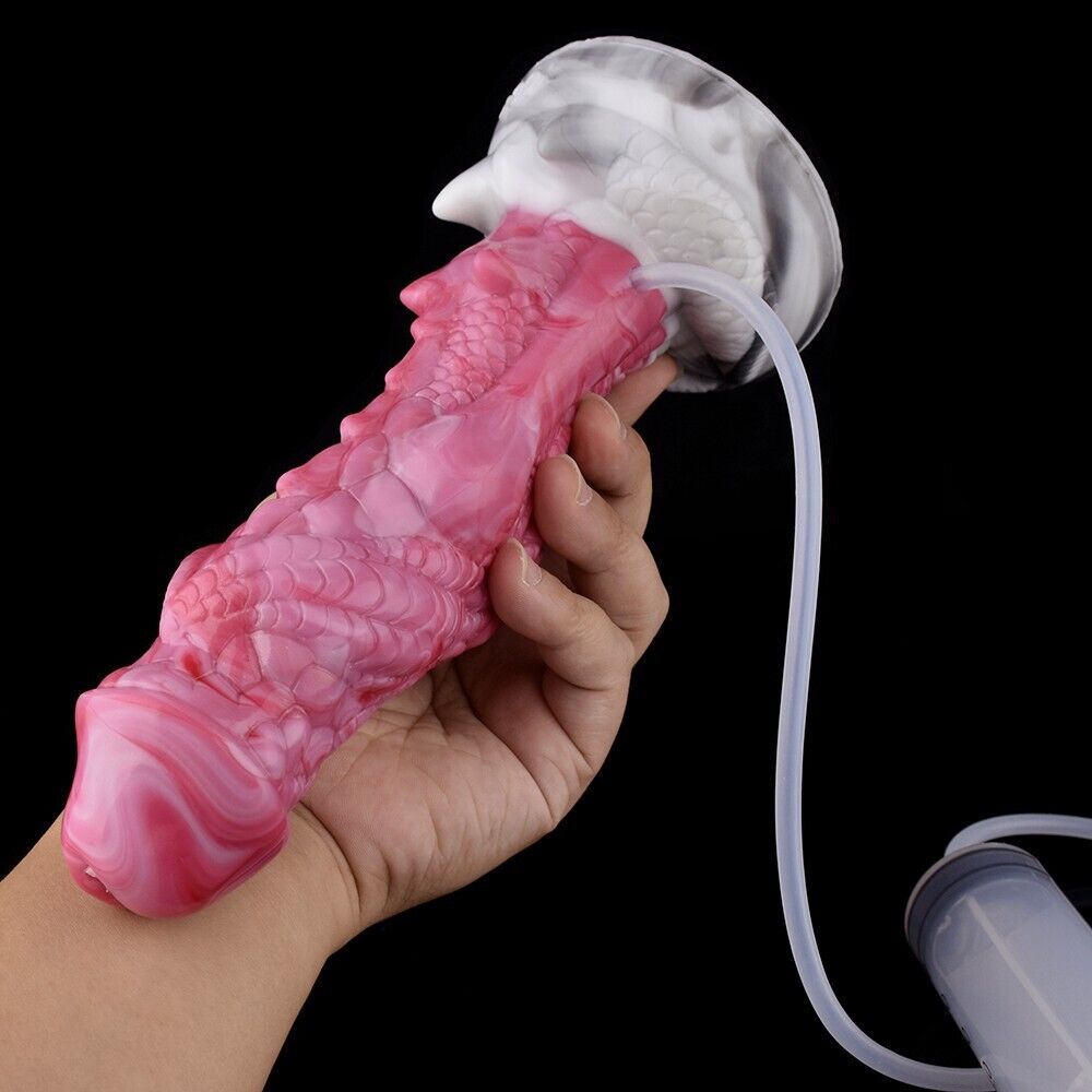 Fantasy Squirting Dildo with Injector & Hand Pump - Cosmic Enigma