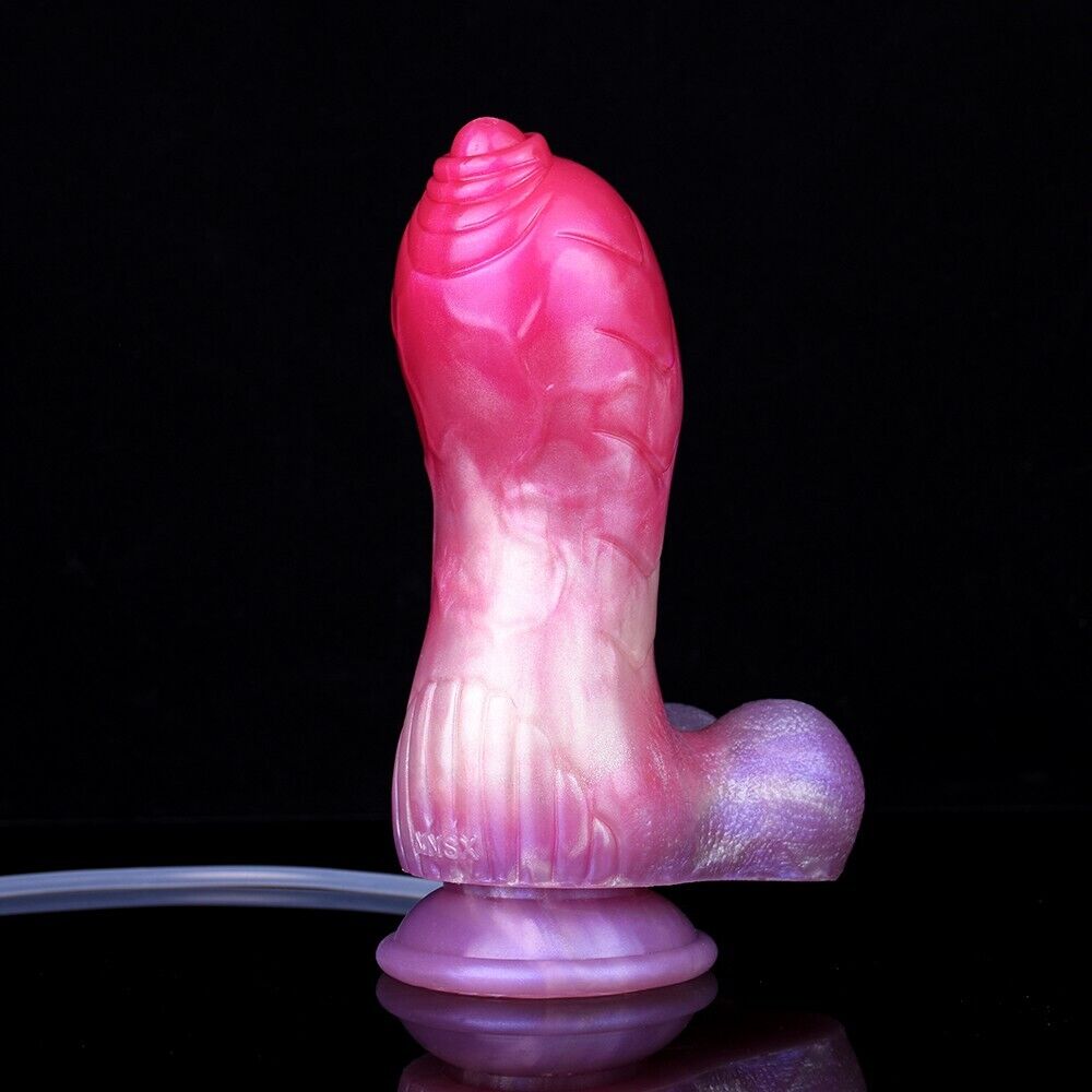 Peach Witch's Embrace - Alien-Like Bulbus Tip Fantasy Dildo - Squirting, Strapon