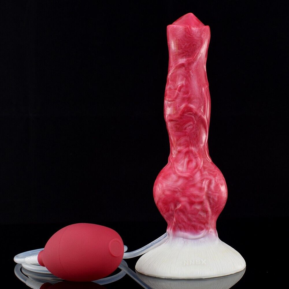 Fantasy Squirting Dildo with Injector & Hand Pump - Hellfire Roar