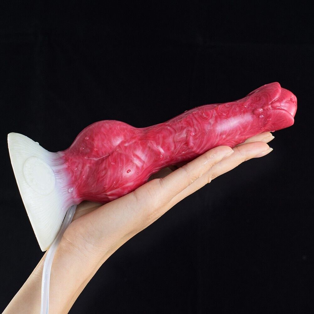 Fantasy Squirting Dildo with Injector & Hand Pump - Hellfire Roar