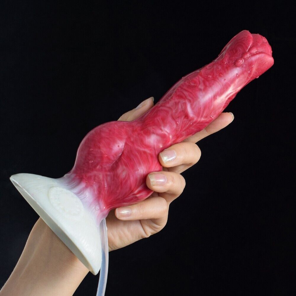Fantasy Squirting Dildo with Injector & Hand Pump - Hellfire Roar