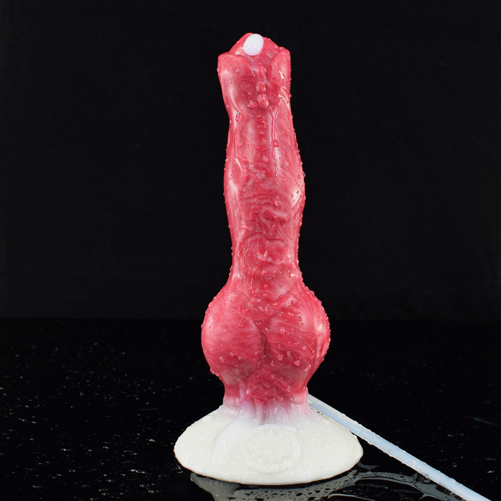 Fantasy Squirting Dildo with Injector & Hand Pump - Hellfire Roar