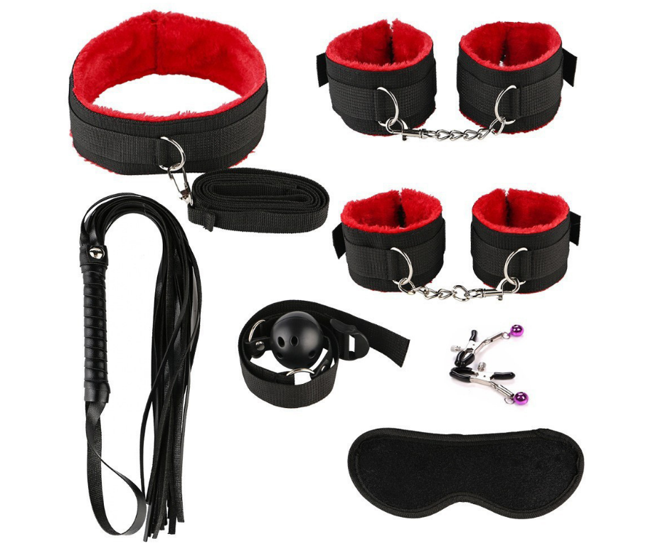 13-Piece Bondage & BDSM Kit for Sensual Adventures