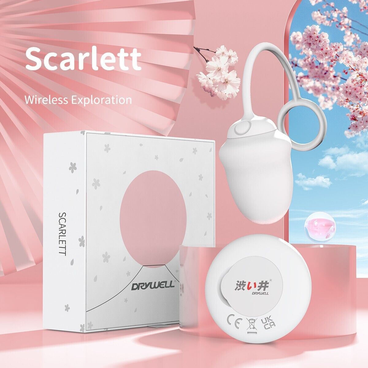 Wireless Vaginal Remote Love Egg 7 Modes 10m Range Smooth & Soft