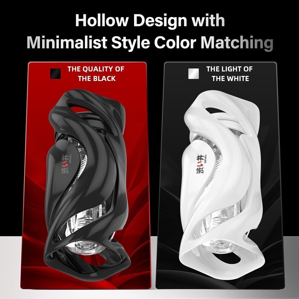 Men's Sex Toy Masturbator White Edition High Tech Hurricane | Strap Yourself In