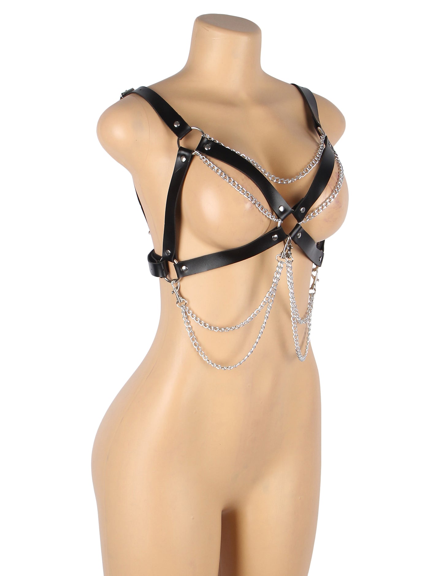 The Midnight Collar Belt – Punk Body Chain Jewellery