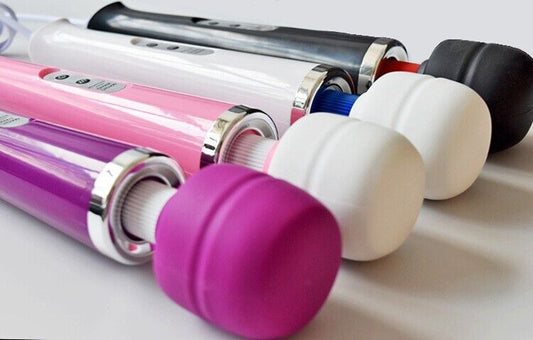 Adult Vibrating Massager -  Black, White, Pink or Purple