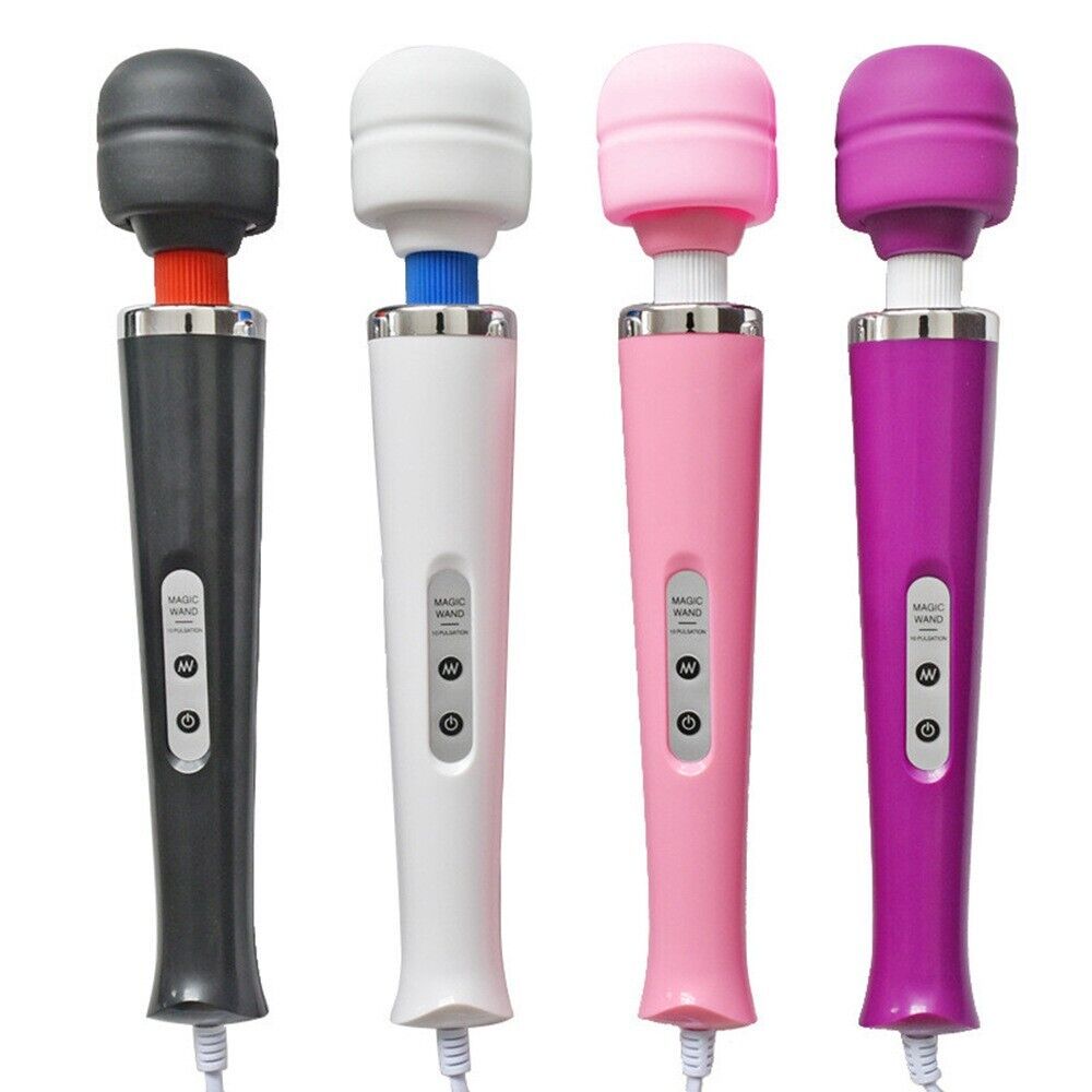 Adult Vibrating Massager -  Black, White, Pink or Purple