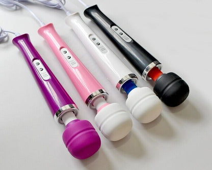Adult Vibrating Massager -  Black, White, Pink or Purple