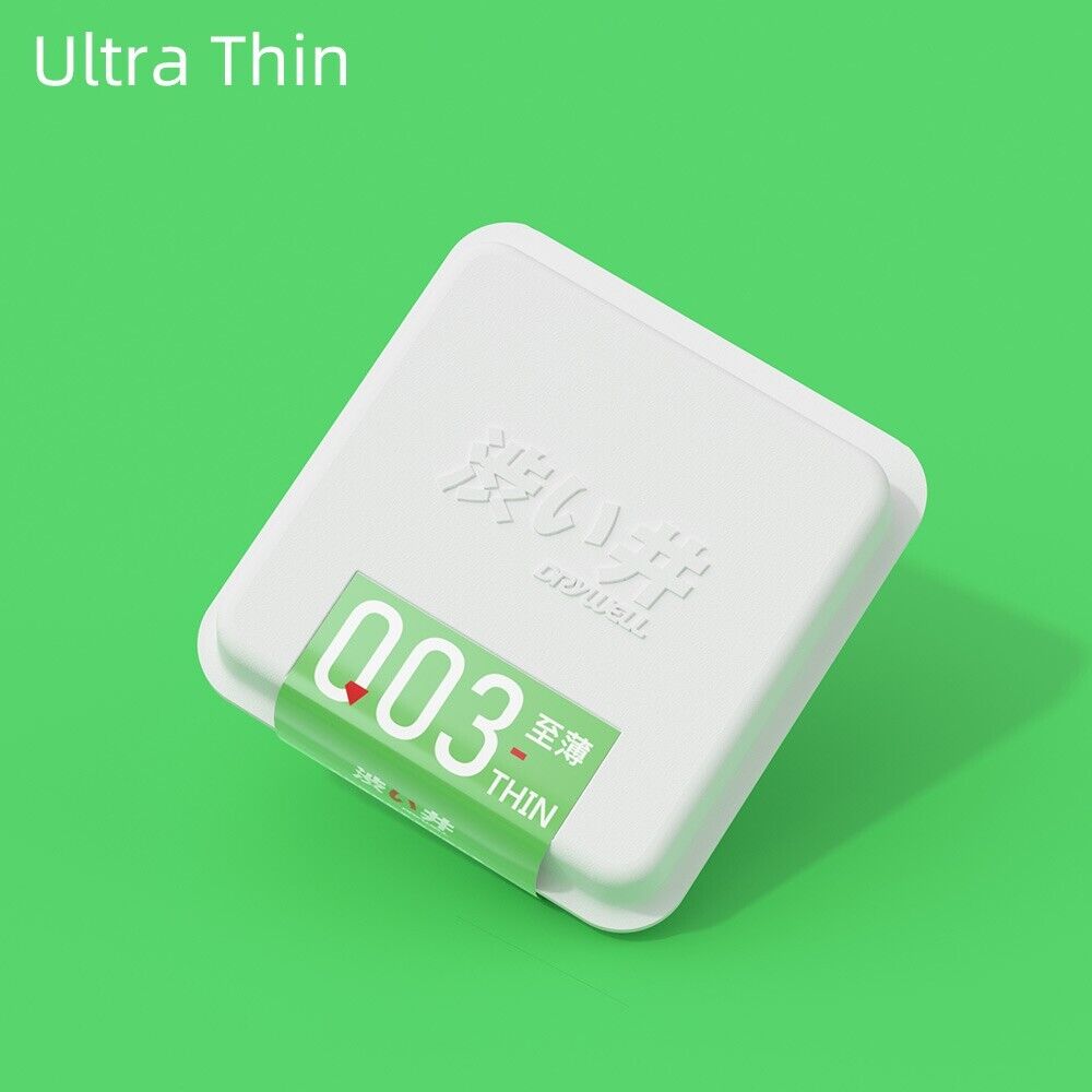 Premium Condoms - Ultra Thin, Delay, Dotted & Ribbed - 6-Pack