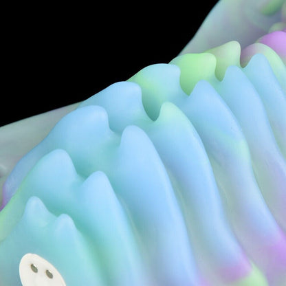 Vibrating Vaginal Glowing Grinding Pad – Alien Ribbed Pleasure Plate, USB