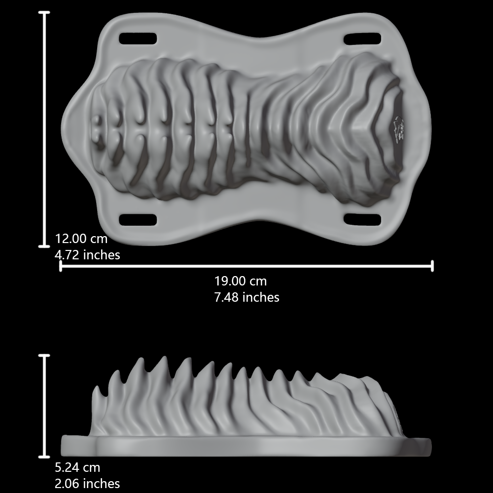 Vibrating Vaginal Glowing Grinding Pad – Alien Ribbed Pleasure Plate, USB