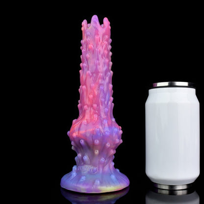 Fantasy Egg-Laying Tentacle Dildo with Textured Shaft & Glow-in-the-Dark