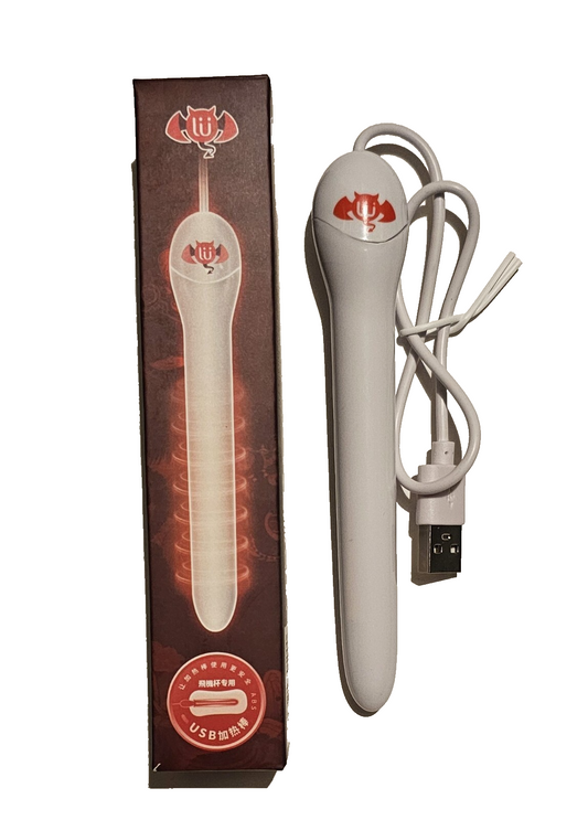 USB Male Masturbator Warming Rod – Pre-Warm Toy for Ultimate Comfort