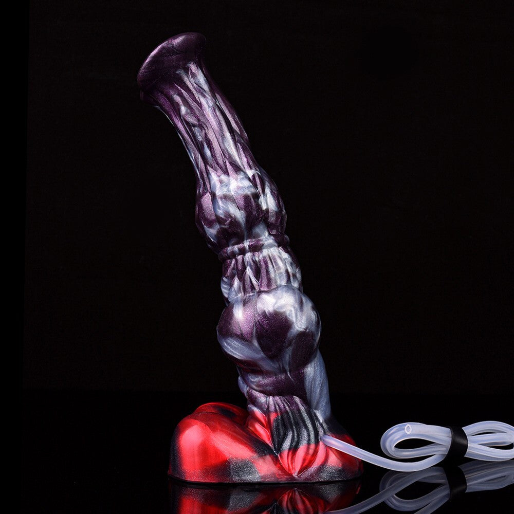 Squirting Fantasy Dildo with Suction Base – Strap-On Compatible Toy -The Torrent
