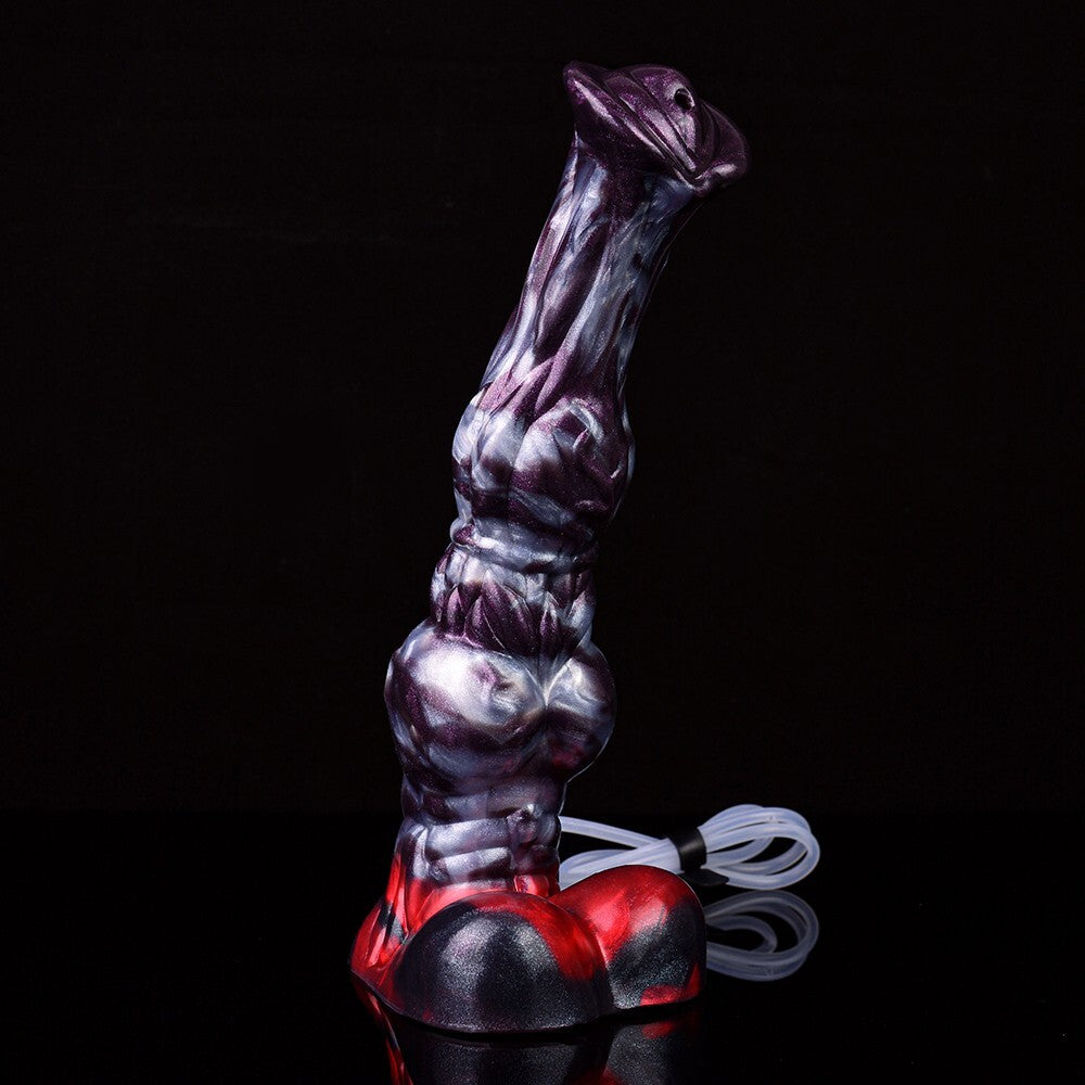 Squirting Fantasy Dildo with Suction Base – Strap-On Compatible Toy -The Torrent