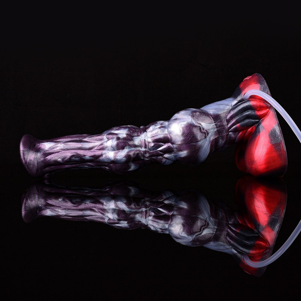 Squirting Fantasy Dildo with Suction Base – Strap-On Compatible Toy -The Torrent