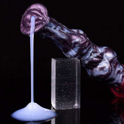 Squirting Fantasy Dildo with Suction Base – Strap-On Compatible Toy -The Torrent